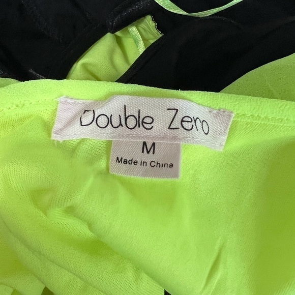 Double Zero Lime Green One Piece Backless Halter Top - Picture 13 of 13